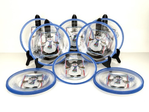 Set piatti pupazzo neve - set, 12