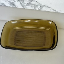 Arcopal Vassoio Vetro Tabacco