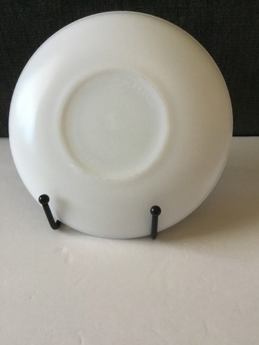 Piattino vetro latte - 6”d,